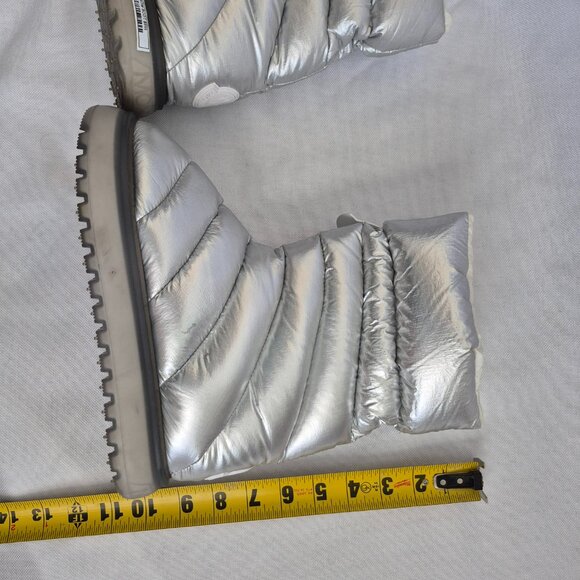 MONCLER GAIA MID SNOW BOOT METALLIC EURO SIZE 36 - Picture 3 of 7